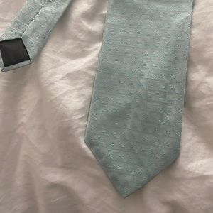 Lanvin baby blue neck tie